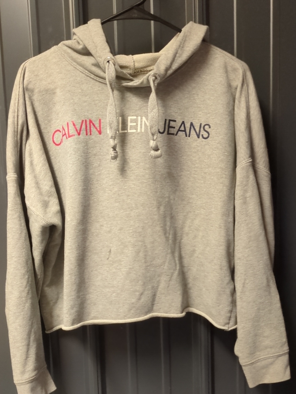 Calvin Klein USA Cropped Hoodie